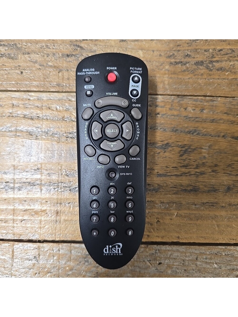 Dish Network 163692 1.5 NDB Set Top Box Remote Control Tested